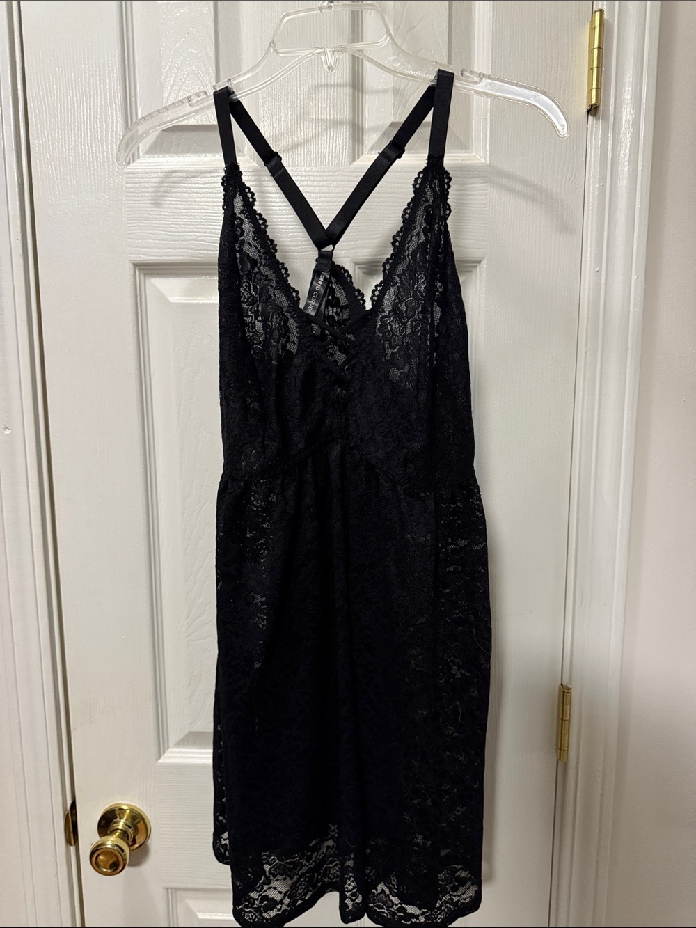 Torrid Curve Black Lace Chemise Nightdress - Women Intimates & Sleepwear
